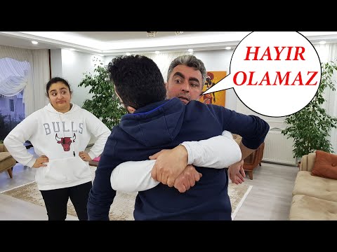 BELİM KIRILDI ŞAKASI !!! BABAM KORKU VE ÖFKE DOLU ANLAR YAŞADI & YAŞATTI ( prank ) KIŞKIRTMA