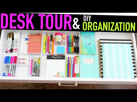Desk Tour DIY Organization