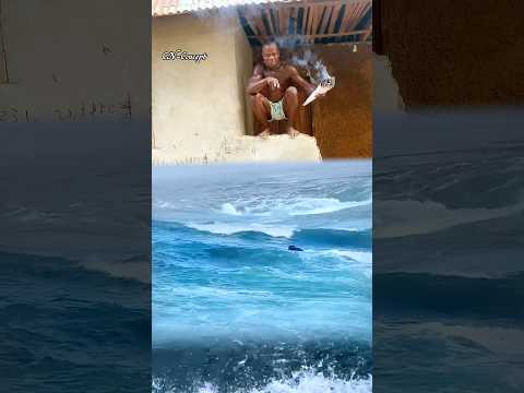 This trenches has a backyard Ocean #youtubeshorts #funny #skits #shortclip #youtubecreator #ocean