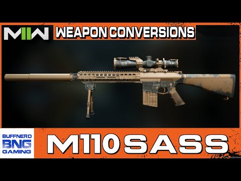 M110 SASS Weapon Conversion - Call Of Duty Modern Warfare II