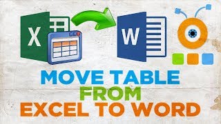 How to Move a Table from Excel to Word
