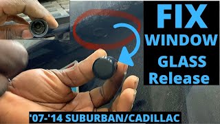 FIX Suburban/Cadillac Rear Liftgate Window Glass Release Button 07-14