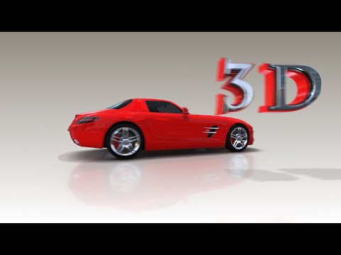 Стильное 3D интро с Mercedes SLS