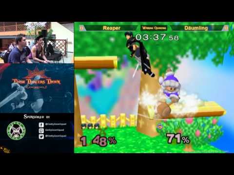 DDD - Däumling (IC) Vs. reaper (Marth) - Winners Quarters - Melee