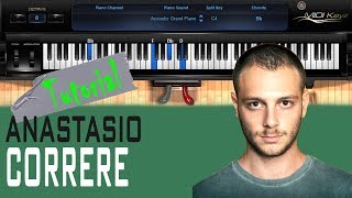 Correre PIANO TUTORIAL - Anastasio (How To Play)