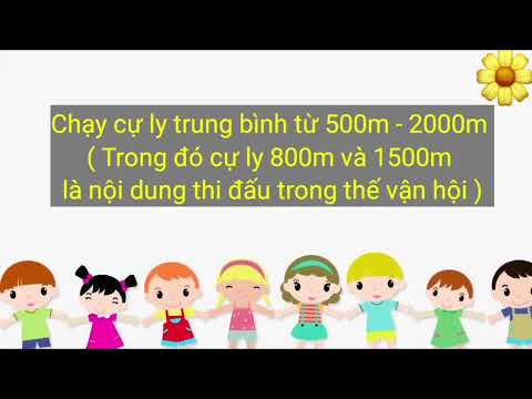 THỂ DỤC 6 Chủ đề CHẠY CỰ LI TRUNG BÌNH