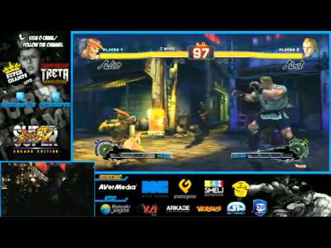 SSF4 Arcade Edition 2012 Top 4 - Grand Finals Tokido Gamerbee Treta Armageddon @ Brazil