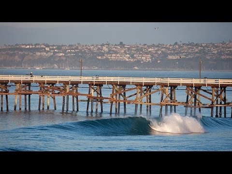 Solid sets at San Clemente Pier