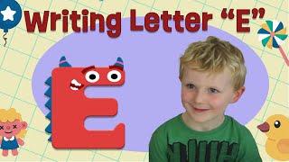 Writing Letter 'e' in English | Phonics Sounds | How to write the letter 'e' for kids