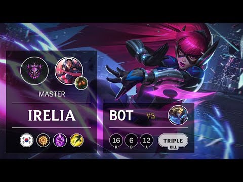 Irelia Bot vs Ezreal - KR Master Patch 9.16