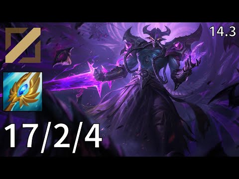 Kassadin Mid vs Azir - EUW Grandmaster | Patch 14.3