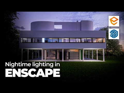 EXTERIOR NIGHTIME LIGHTING IN ENSCAPE
