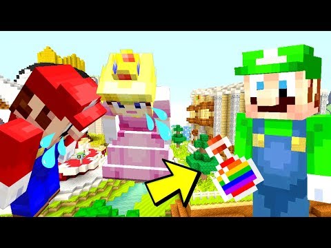Minecraft | Super Mario Series | Potion CURES Mario and Peach's Depression! [307]