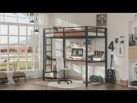 LIKIMIO Loft Bed with Desk: Versatile, Stylish, and Space-Saving | The Ultimate Bedroom Upgrade!
