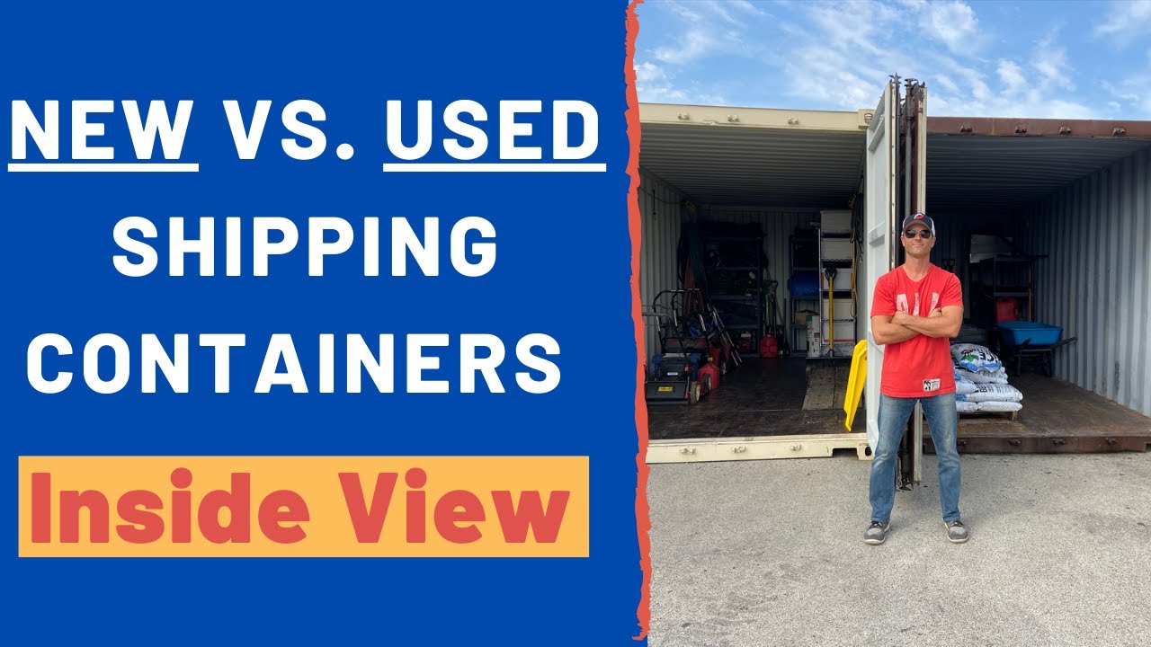 New vs. Used Shipping Containers- Inside View