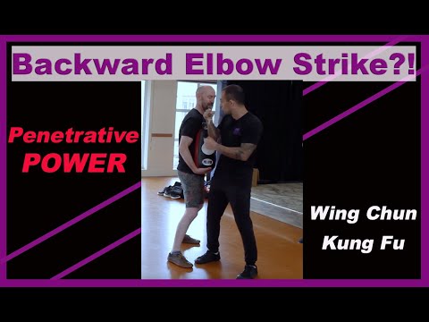Backwards ELBOW STRIKE from Wing Chun's SNT Form