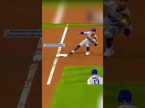 Los Dodgers ejecutan la jugada perfecta en el toque #Dodgers #MLB #Beisbol #HomeBeisbol