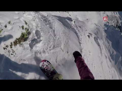 GoPro winning run Marion Haerty - Chamonix-Mont-Blanc staged in Vallnord-Arcalís - FWT17