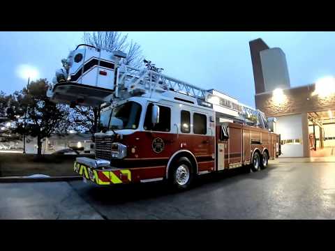 Children Visit Fire Station and Fire Engine Tour / Fire Truck Videos For Kids