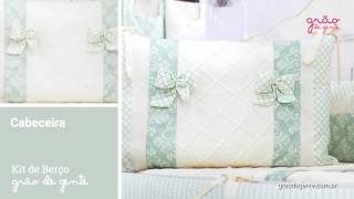 Kit Berço Alegria Floral Verde | Ref: 62546