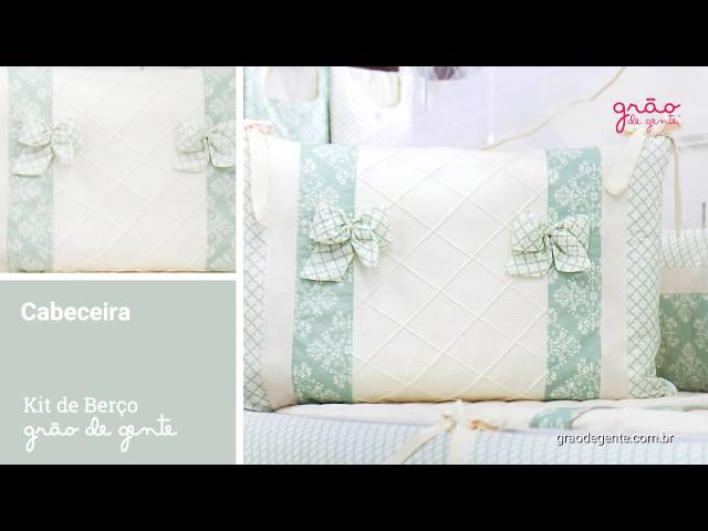 Kit Berço Alegria Floral Verde | Ref: 62546