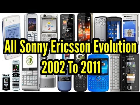 All Sony Ericsson Evolution 2002 To 2011