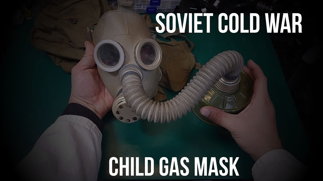 child gas mask - PDF-D from Cold War era made in Soviet Russia
