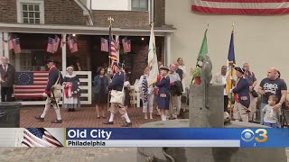 Old Glory Was The Center Of Attention In Old City This Flag Day
