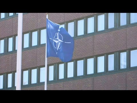 NATO flag raised at Stockholm military base, symbolising alliance accession | AFP