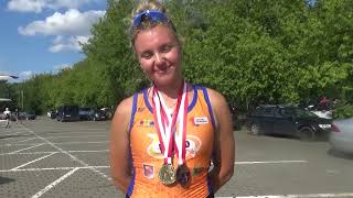 Zuzanna Madaj multimedalistką Młodzieżowych Mistrzostw Polski! Wioślarka Bydgostii zdobyła 3 medale!