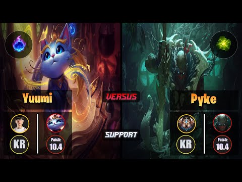 Effort YUUMI (Support) [Arcane Comet] VS PYKE - Challenger KR Patch 10.4