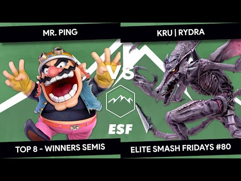 Elite Smash Friday #80 - Mr. Ping (Wario) vs Rydra (Ridley) - Top 8 - Winners Semis