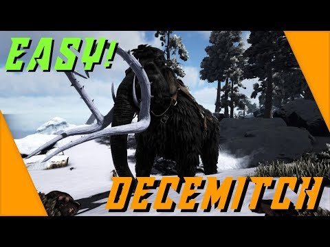 How to SOLO tame a high level Mammoth EASY! in Ark: Survival Evolved