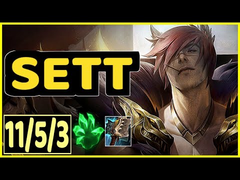 SETT VS GRAGAS - 11/5/3 KDA TOP GAMEPLAY EMERALD II