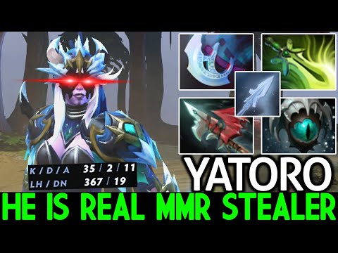 YATORO [Drow Ranger] He is Real MMR Stealer No Mercy 35 Kills Dota 2