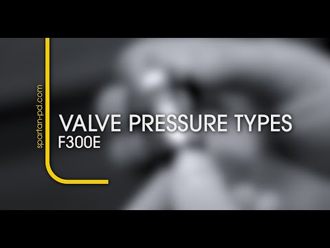 F300E – Valve Pressure Types