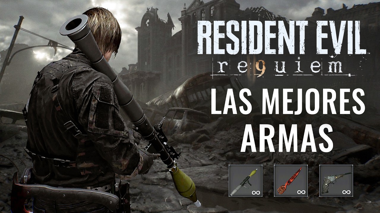 RESIDENT EVIL 9 REQUIEM - TODAS LAS MEJORES ARMAS Y MUNICIÓN INFINITA