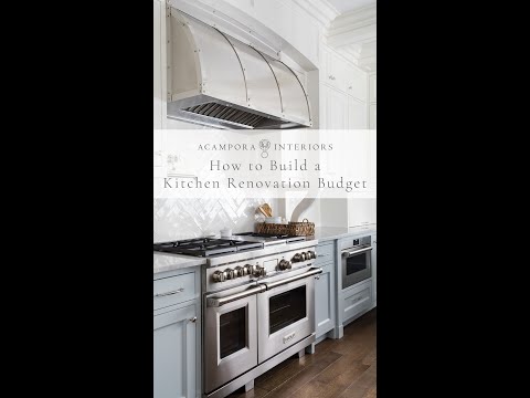 How to Build a Kitchen Renovation Budget