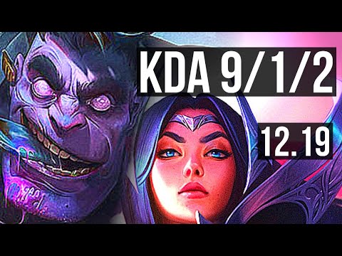 DR. MUNDO vs IRELIA (TOP) | 9/1/2, 6 solo kills, 1000+ games, 1.4M mastery | EUW Grandmaster | 12.19