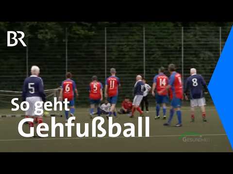 Gehfußball – anstrengend, aber weniger Verletzungsgefahr | Sportart Walking Football | BR