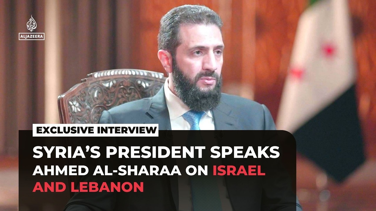 Syria’s al-Sharaa rules out Lebanon intervention, open to security deal with Israel