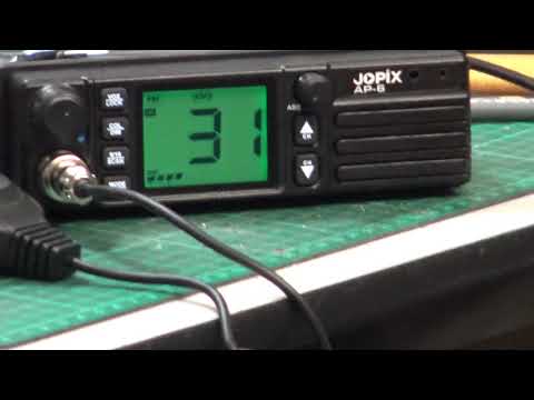 Jopix AP6 UK CE MultiNorm CB Radio (Mobile) - On The Air Test