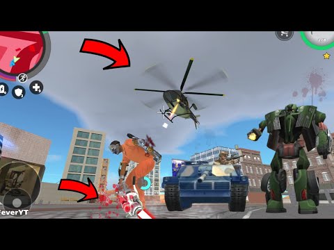 Vegas Crime Simulator 2 (Heavy Laser Gun Destroy Helicopter) Prisoner Joker - Android Gameplay HD