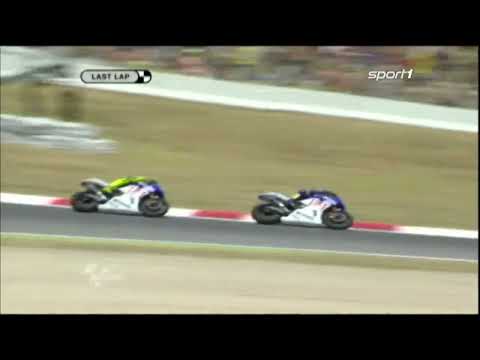 Rossi vs. Lorenzo - auf der letzten Rille | Catalunya 2009 (german commentary)