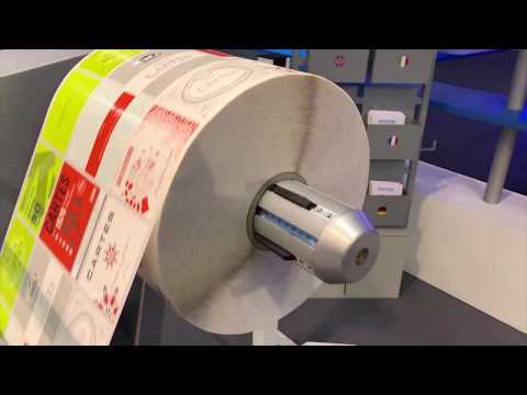 CARTES GT369WSSHSSHRH @ LABELEXPO 2019 - machine to produce self-adhesive LABELS