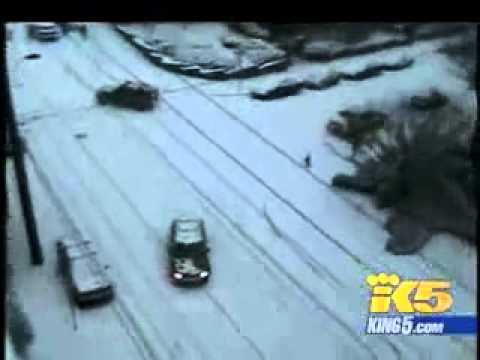 Straße ist etwas rutschig