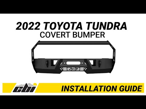 Toyota Tundra Covert Front Bumper 2022