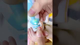 How to Safely Trim Your Baby's Nails? Baby Electric Nail Trimmer Unvei