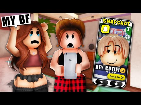 My Sisters BOYFRIEND Has a CRUSH on Me in ROBLOX SNAPCHAT.. (Brookhaven RP ????)