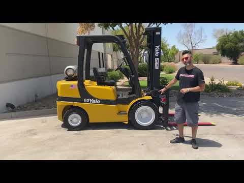 YALE GLP060VX 6,000lb LP (Propane) #357G - Forklift for Sale